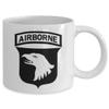 101st Airborne Coffee Mug - Black US Army Coffee Mug - Both Sides view 2