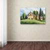 Trademark Fine Art Yellow Barn Summer by Debbi Wetzel, 16x24-Inch view 3
