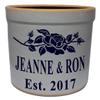 allsignsco 2 Gallon Personalized Stoneware Crock - Rose view 4
