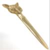 Madison Bay Company Polished Brass Fox Letter Opener, 6 Inches Long view 2