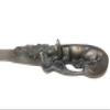 Madison Bay Company Art Deco Pewter Plated Fox Letter Opener, 10 Inches Long view 2