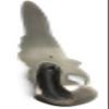 Madison Bay Company Art Deco Pewter Plated Fox Letter Opener, 10 Inches Long view 3