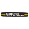 One (1) of Band Together Against Distracted Driving Wristband Bracelet view 1
