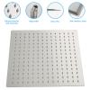 Lordear 16 Inch Shower Head Rainfall Solid Square Ultra Thin 304 Stainless Steel Brushed Nickel Adjustable Rain Shower Heads view 3