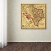 Trademark Fine Art Map 26 by Lantern Press, 18x18-Inch-Inch view 3