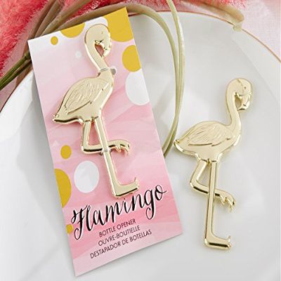 48 "Fancy And Feathered" Flamingo Bottle Openers
