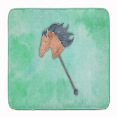 Caroline's Treasures BB7366RUG Stick Horse Watercolor Bath Mat Machine Washable Anti-Fatigue Memory Foam Kitchen Rug, 19" H x 27" W, Multicolor