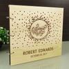 Handmade Personalized Retirement Party Wood Engraved Guest Book Photo Album Custom Scrapbook view 2