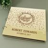 Handmade Personalized Retirement Party Wood Engraved Guest Book Photo Album Custom Scrapbook view 3