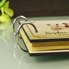 Personalised Wooden Guest Book Couple On Cycle Wedding Engraved Advice Book Custom Scrapbook view 4