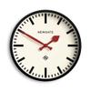 NEWGATE Luggage Wall Clock | Modern Retro Metal Station Clock | 12 inch | Deep Metal case in Black | Contemporary Vintage Style for Kitchen, Living Room or Office view 1