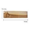 WitnyStore Carved Wooden Bookmark 7" Head of Elephant Cuddling Baby - Unique Design Handmade Bookmarks Page Marker Craft Accessories Decorative Collectible Thailand Souvenirs Gifts Readers Book Lovers view 2