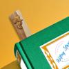 WitnyStore Carved Wooden Bookmark 7" Head of Elephant Cuddling Baby - Unique Design Handmade Bookmarks Page Marker Craft Accessories Decorative Collectible Thailand Souvenirs Gifts Readers Book Lovers view 3