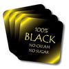 100% Black Coasters (African American Coasters) view 1