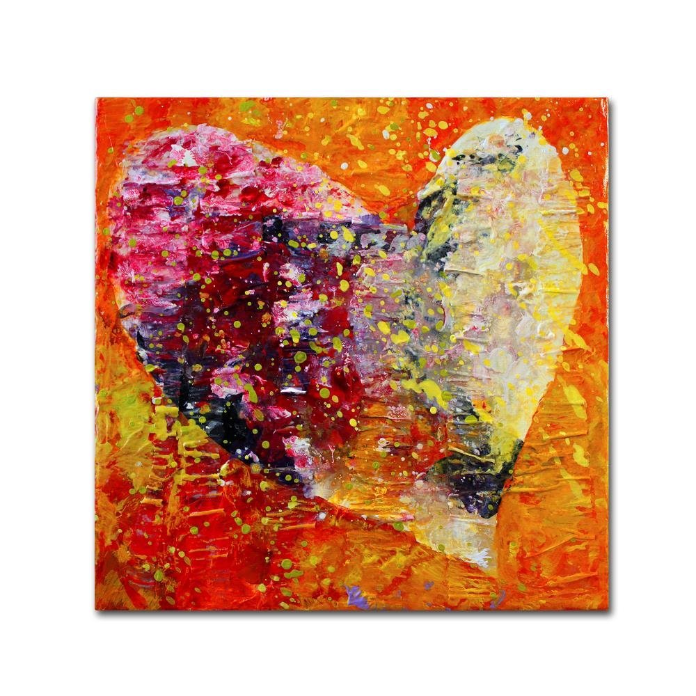 Heart by Marion Rose, 18x18-Inch Canvas Wall Art
