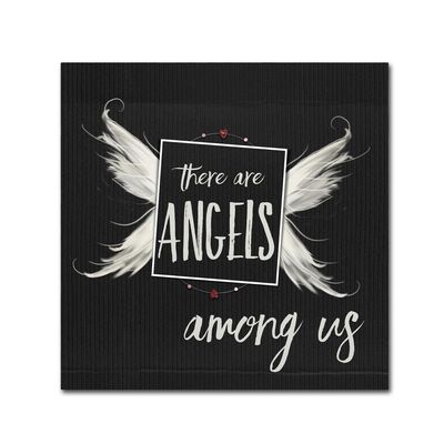 Trademark Fine Art Angels Among Us by Marcee Duggar, 18x18-Inch