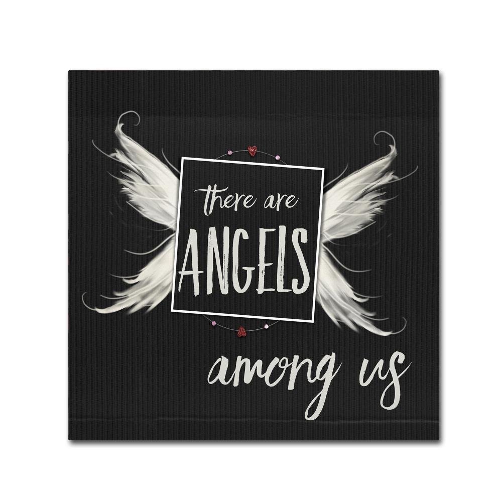 Trademark Fine Art Angels Among Us by Marcee Duggar, 18x18-Inch