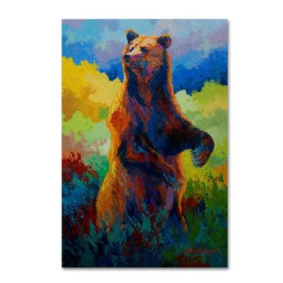 Trademark Fine Art I Spy Grizz by Marion Rose, 16x24-Inch-Inch