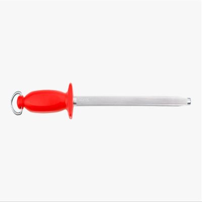 Arcos Series Chair as-Sharpening Body Carbon Steel Chromium Coated 300 mm (11.81 Inch) -Handle Polypropylene Red Colour, Stainless ands Plastic