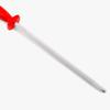 Arcos Series Chair as-Sharpening Body Carbon Steel Chromium Coated 300 mm (11.81 Inch) -Handle Polypropylene Red Colour, Stainless ands Plastic view 3