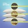 Bean Products Japanese Bed Pillow for Sleeping  Organic Millet Fill with Organic Cotton Fabric, Soft Head Pillow  Eco-Friendly, Breathable, and Durable Sleep Aid - Made in The USA, 14" x 20" view 4