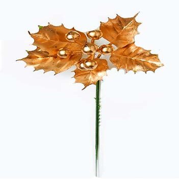 Worth Imports Gold Pick W/Holly & Berry, Set of 12, 12 Piece