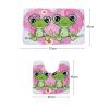 Amagical Cute Frog Animal Lovers Flannel Bathroom Mat Set (Bathroom Mat + Toilet Contour Rug) view 2