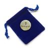 Dolphin Moon Creations Personalized Hand Stamped Religious Cross Pewter Pocket Token view 2