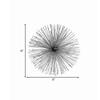 Modern Day Accents 5151 Erizo Spiked Medium Silver Sphere, Coffee Table Room Decor, Silver Decor, Table Decor, Shelf Decor, Modern Decor, Starburst Centerpiece, Spike Ball Decoration, Home, 8" D view 2