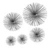 Modern Day Accents 5151 Erizo Spiked Medium Silver Sphere, Coffee Table Room Decor, Silver Decor, Table Decor, Shelf Decor, Modern Decor, Starburst Centerpiece, Spike Ball Decoration, Home, 8" D view 3
