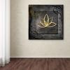 Trademark Fine Art Grunge Gold Crown Lotus by LightBoxJournal, 18x18-Inch-Inch view 2