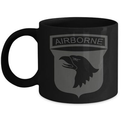 101st Airborne Coffee Mug - Grey US Army Coffee Mug