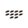 100mm Bed Slat Holders Caps for Wooden Frames, 25mm Deep (Pack of 10) view 1