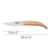 Arcos Steak Knife in Nitrum Stainless Steel. 4 Inch Non Serrated Steak and Meat Knife. Phelonic Beige Handle. The Origin Series view 2