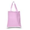 SHOPINUSA Buy Bulk ( 6 pack ) Great Price! Promotional / Custom Heavy Canvas Tote Bags (Light Pink) view 1