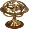 FYNJREX Vintage Brass Engraved Brass Tabletop Armillary Nautical Sphere Globe Item view 1