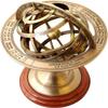 FYNJREX Vintage Brass Engraved Brass Tabletop Armillary Nautical Sphere Globe Item view 2