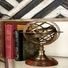 FYNJREX Vintage Brass Engraved Brass Tabletop Armillary Nautical Sphere Globe Item view 3