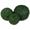 3rd Street Inn Topiary Ball Assortment - Artificial Plant Set - Indoor/Outdoor Wedding Party Decor - Faux Foliage Garden Sphere - Tree and Bush Substitute (19", 15", 11" (Boxwood)) view 1