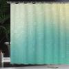 Ambesonne Abstract Shower Curtain, Technology Pattern Motherboard Image Background Vector Graphics Print, Cloth Fabric Bathroom Decor Set with Hooks, 69" W x 75" L, Jade Green Pale Green view 3