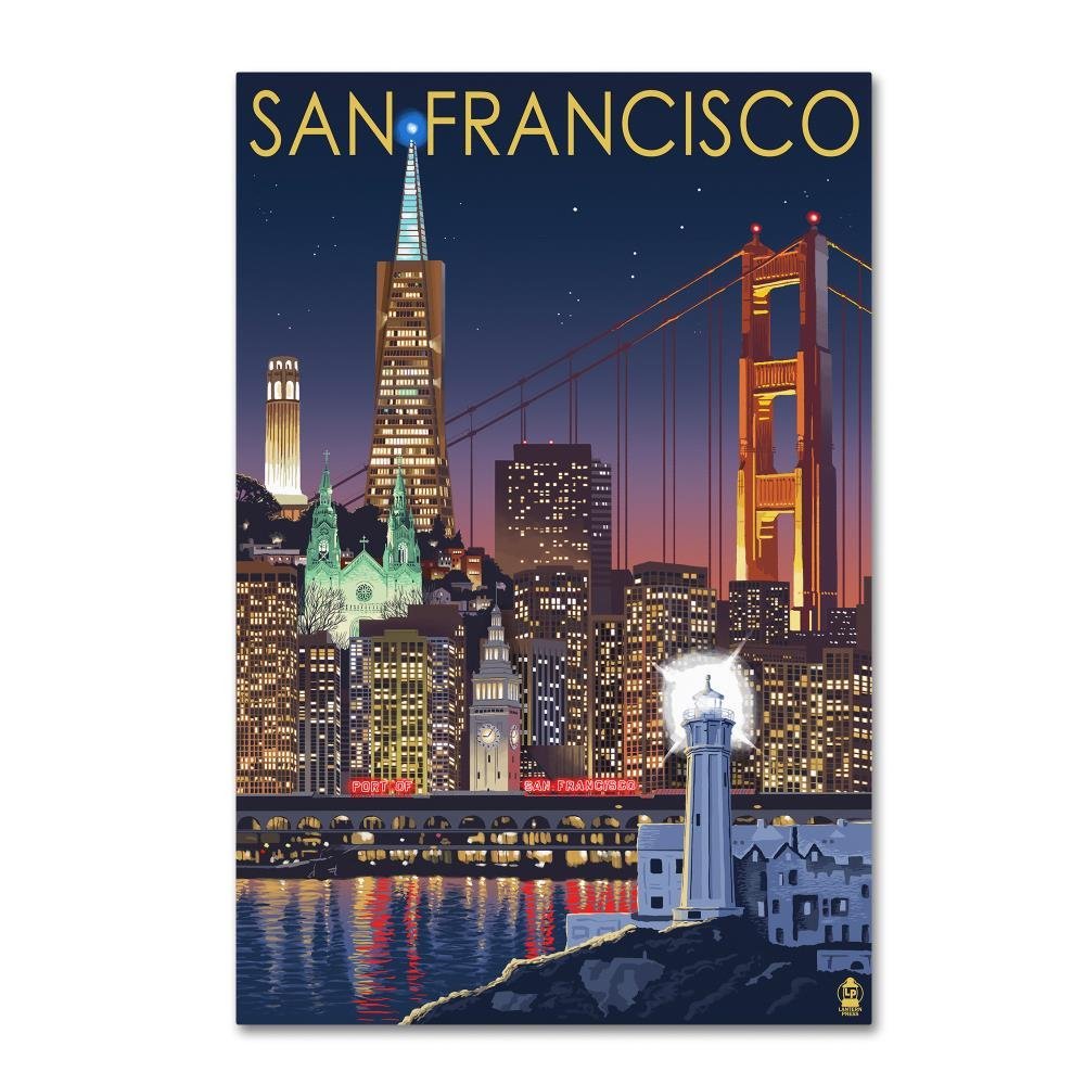 Trademark Fine Art Travel Poster 98 by Lantern Press, 16x24-Inch-Inch