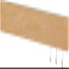 Berg MR4317 Long Push Rail, Slim, Long Press, 600, Natural (3 Hooks) view 1