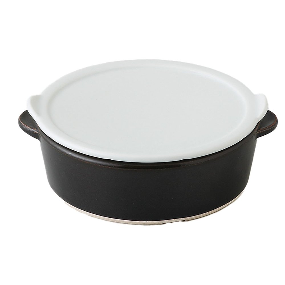 Arita Ware CtoC Japan 02-757573 Microwave Bake-kun, Recipe Included, 5.5 x 6.3 x 2.1 inches (14 x 16 x 5.4 cm)