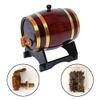 5L Oak Aging Barrel Dispenser - Home Whiskey Decanter for Wine, Spirits, Beer & Liquor (Retro Color) view 2