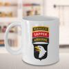 101st Airborne Coffee Mug - Ranger Sapper view 3