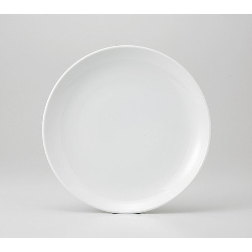 Chinois White Round 7.5 Plate, 9.4 x 1.0 inches (23.8 x 2.5 cm), Chinese Open, Ramen Shop, Chinese Tableware, Asian Cuisine, Restaurant, Commercial Use