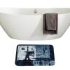 Amagical 3 Piece Paris Eiffel Tower Bathroom Mat Set Toilet Contour Rug Toilet Cover Flannel view 2