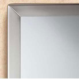 Bobrick Tempered Glass Channel-Frame Mirror, 24" W x 36" H