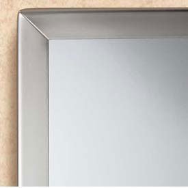 Bobrick Tempered Glass Channel-Frame Mirror, 24" W x 36" H