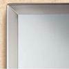 Bobrick Tempered Glass Channel-Frame Mirror, 24" W x 36" H view 1